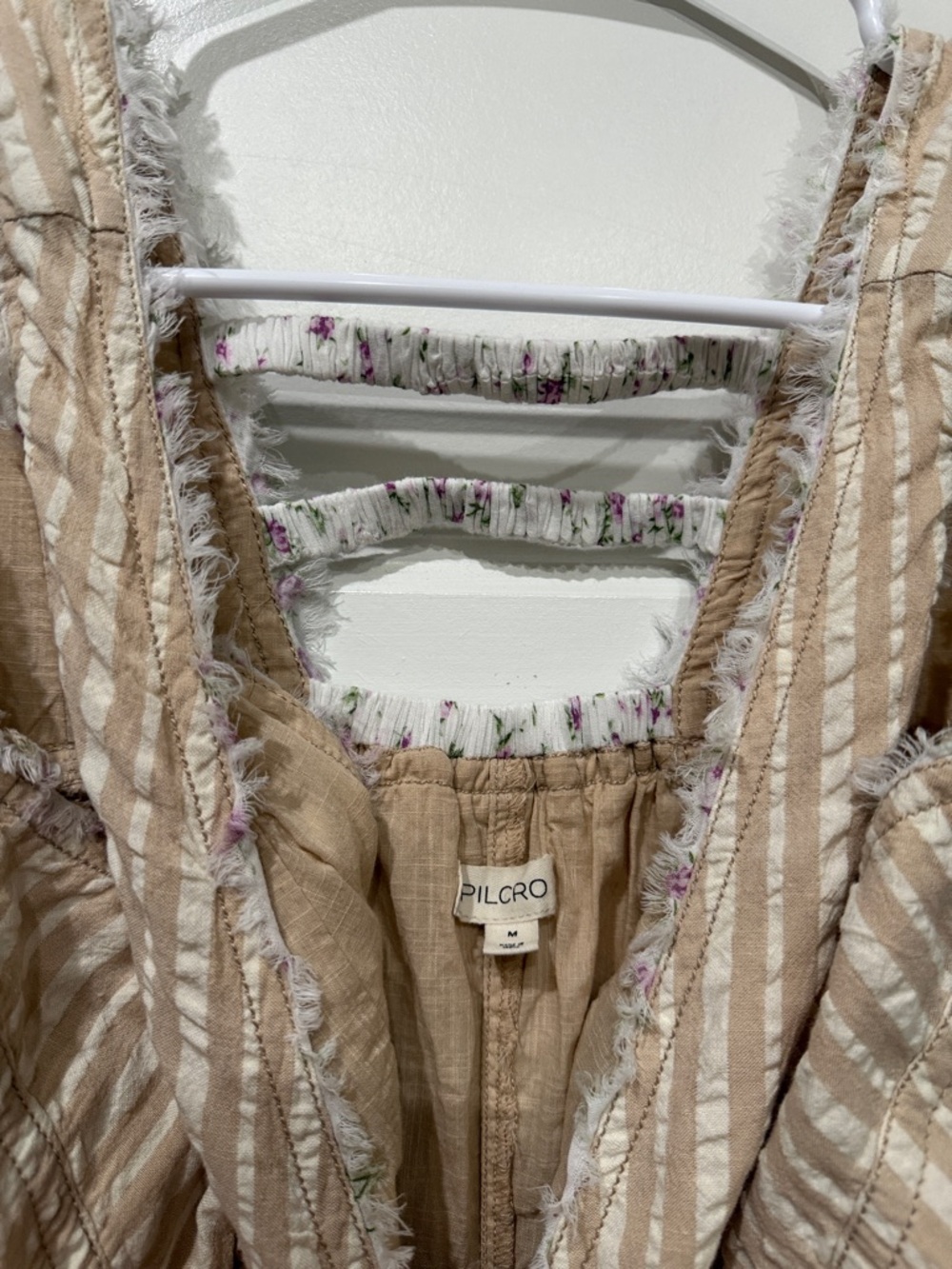 Pilcro V-Neck Ruffle Mini Dress - Picture 8 of 8